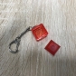 Single Switch Tester Pressing Frame Keychain DSA Profile Transparent Keycap without Light